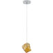 Canada 1 Light 6 inch Amber Single Pendant Lighting Ceiling Light